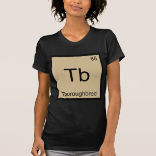 Tb - Camiseta del símbolo del elemento de química