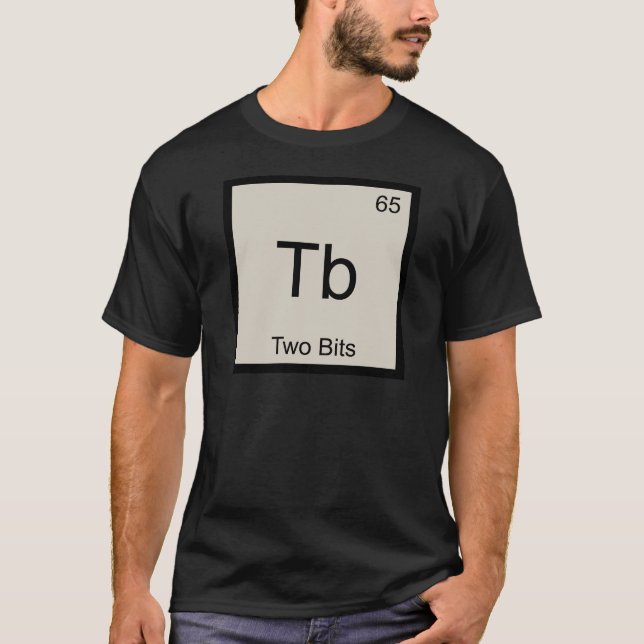 TB - Camiseta divertida del símbolo del elemento (Anverso)