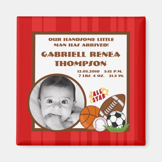 {TBA} 2"x2" Imán de Invitación roja de todas las e (Frente)