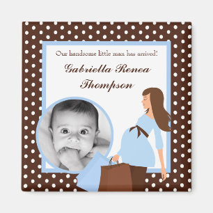 {TBA} imán de Invitación Polk de mamá de sangre az