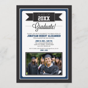 {TBA} Invitación a la fiesta de graduación clásica