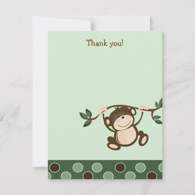 {TBA} MONKEY PLAY Monkeys Flat Gracias nota (Anverso)