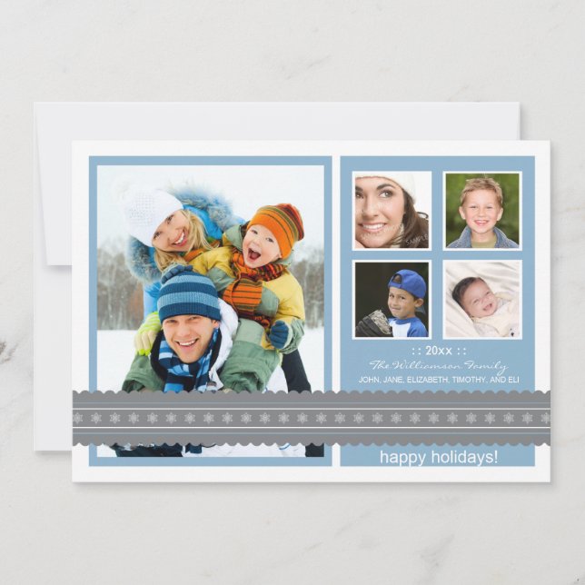 {TBA} Tarjeta de vacaciones Personalizado de cinta (Anverso)