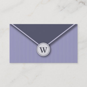 {TBA} Tarjetas de visita del sobre del monograma