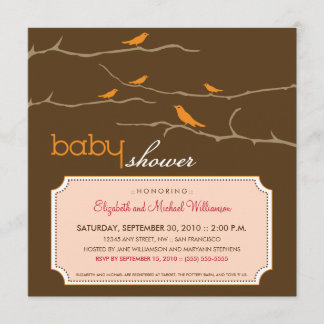 {TBA} ¡Tuitea! ¡Tuitea! Invitación a Baby Shower (