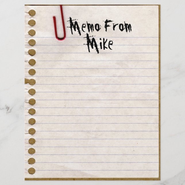 ¡TBA y TOP 10! Memo De Mike...o? Papel de cartas (Anverso)