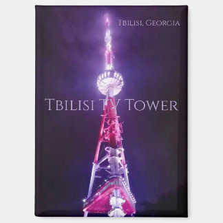 Tbilisi Georgia - Imán de la Torre de TV de Tbilis