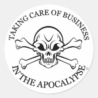 TCB en grandes Pegatinas apocalipsis