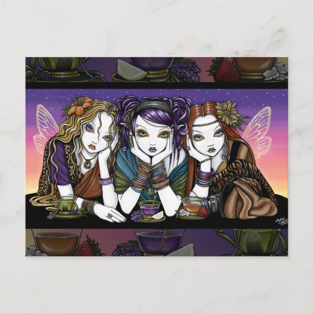 Té 4 Tres extrañas tarjetas de Fiesta KiKi (Anverso)