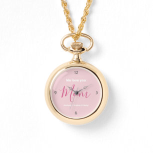 Te Ama Mamá Collar Minimalista Rosa