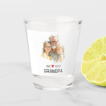 Te Amamos Abuelo Vaso de Chupito | Foto Personaliz