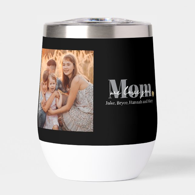 Te Amamos Mamá Regalo de Foto (Frente)