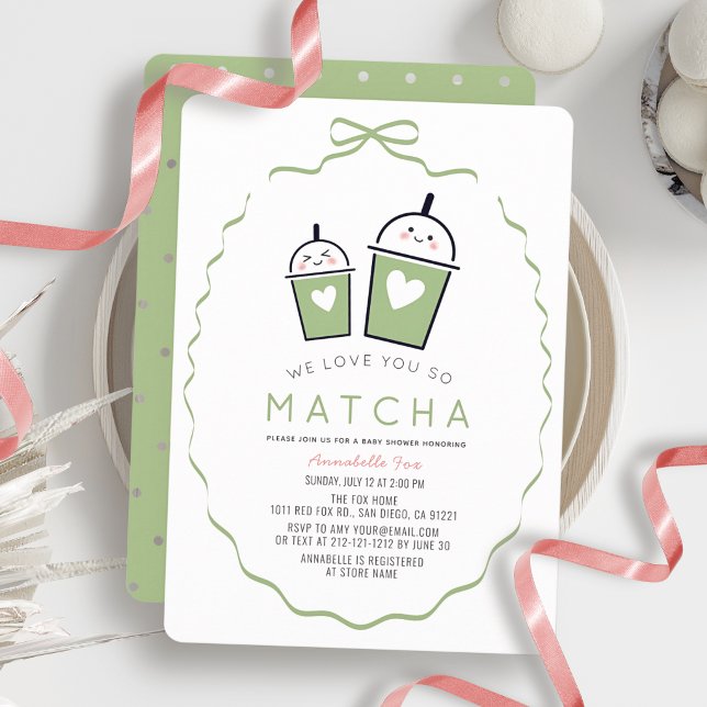 Te Amamos Tanto Matcha Kawaii Arco de Invitación d (Subido por el creador)