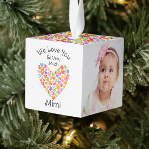 Te Aman Mimi 2 Foto Cubo Ornamento