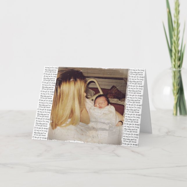 Te amaré por siempre las tarjetas del Día de la Ma (Anverso)