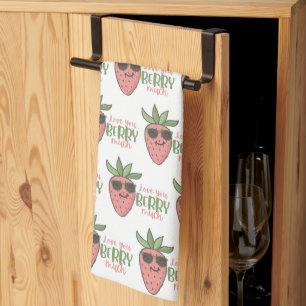 Te Amas Berry Mucha Toalla De Cocina