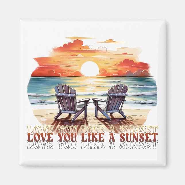 Te Amas Como Un Imán De Atardecer (Frente)