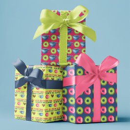 Te Amas Más Que Donuts Envolver Hojas De Papel