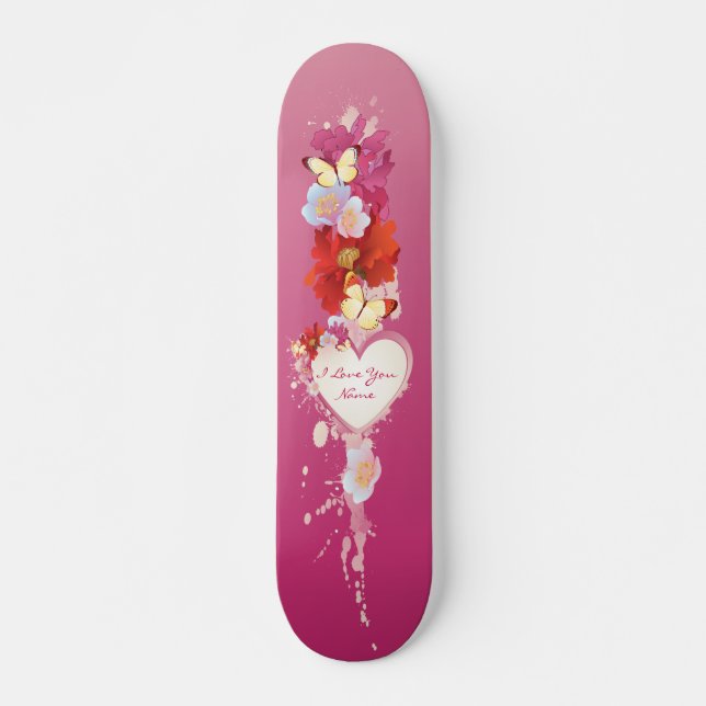 Te amo 5 Skateboard (Anverso )