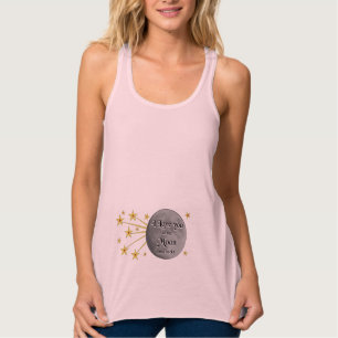 Te amo a la camisa de la maternidad de la luna