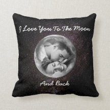 Te amo a la luna y a la almohada de encargo