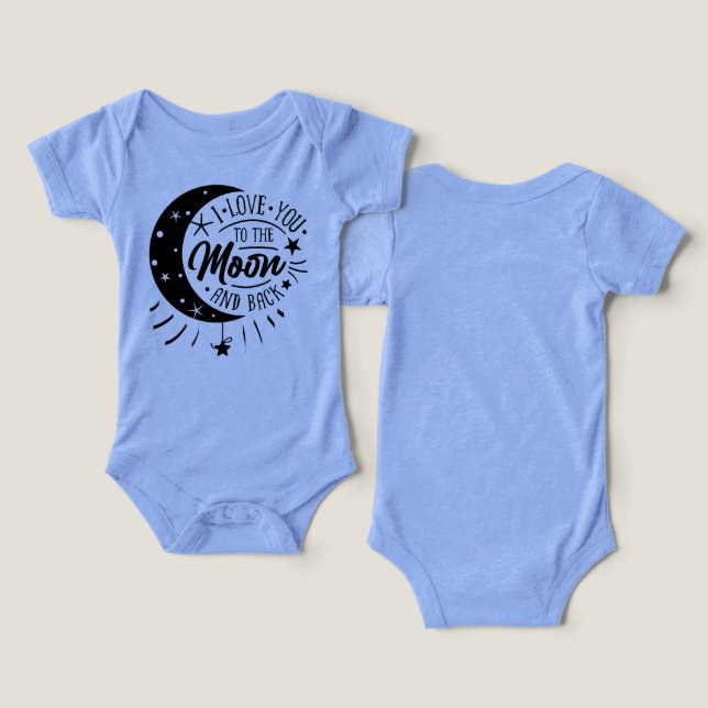 Te Amo A La Luna Y A La Espalda - Agradable Recién (Diseño Anverso y Reverso)