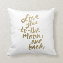 TE AMO A LA LUNA Y A LA ESPALDA | COJÍN DECORATIVO