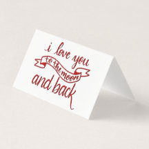 "Te amo a la luna y a la espalda" Tarjetas de feli