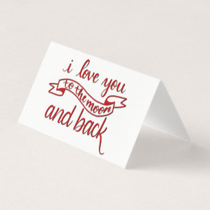 "Te amo a la luna y a la espalda" Tarjetas de feli