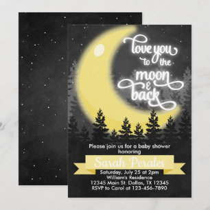 Te amo a la luna y a la invitación de vuelta