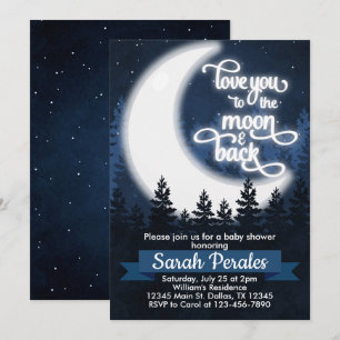 Te amo a la luna y a la invitación de vuelta