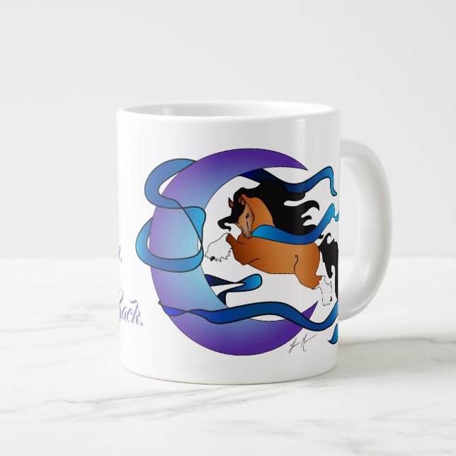 Te amo a la luna y a la taza gitana trasera (Derecha)