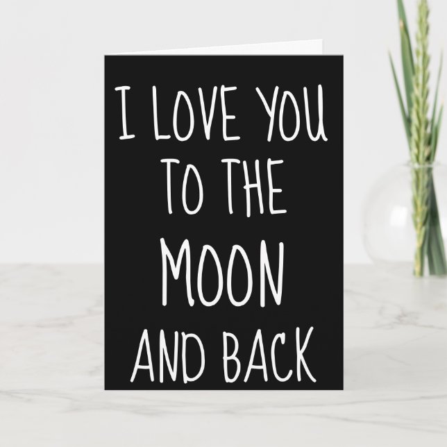 TE AMO A LA LUNA Y A LAS TARJETAS DE SALUD (Anverso)