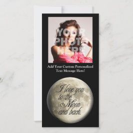 Te amo a la luna y a tu lunar realista