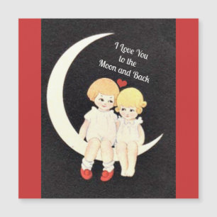 Te amo a la luna y atrás, diseño popular