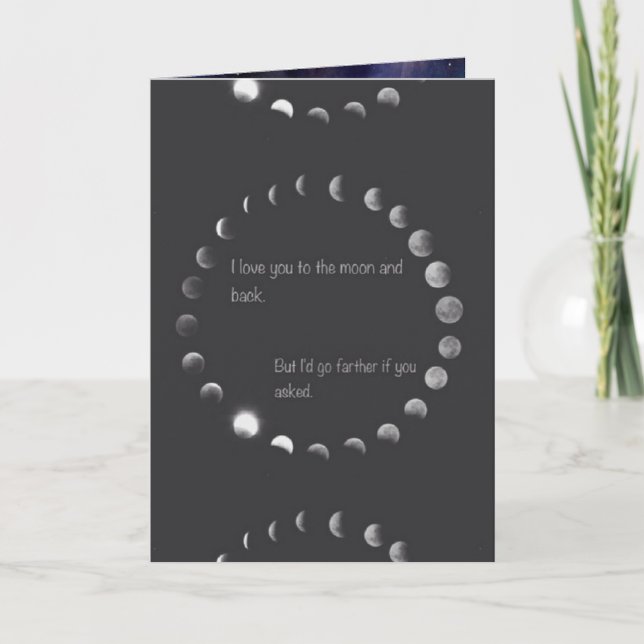 Te amo a….La tarjeta de la tarjeta del día de San (Anverso)