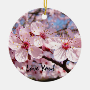 ¡Te Amo! adornos colgantes regalos Flor de Cerezo