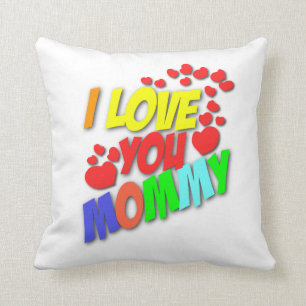 Te amo almohada de la mamá