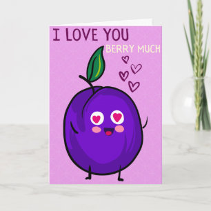 Te amo Berry una tarjeta de San Valentín muy diver