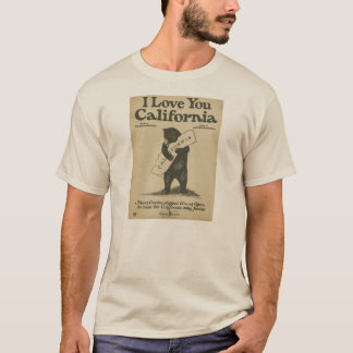 Te amo camisa de California