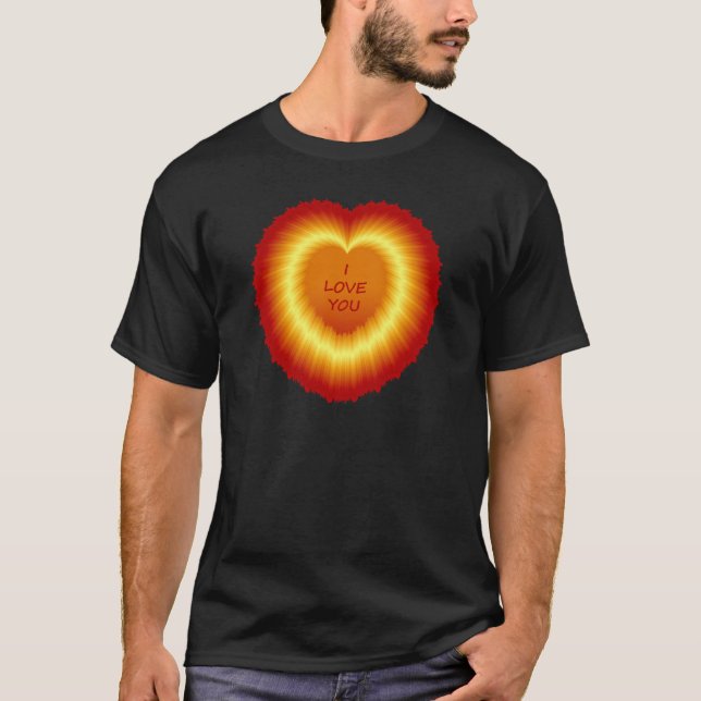 Te amo camisetas (Anverso)