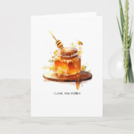 Te Amo Cariño Tarjeta de Felicitación