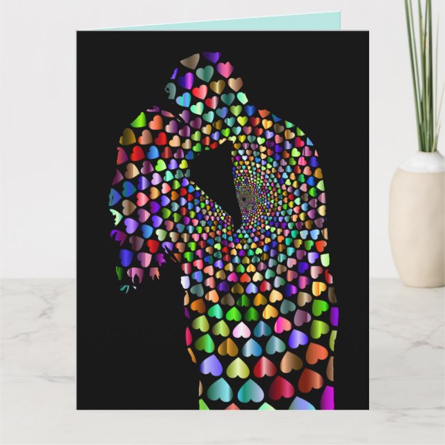 TE AMO DE LAS TARJETAS ROMÁNTICAS DE SALUD EN CUAL (Anverso)