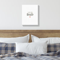 Te Amo El Arte Pared De Papá - Regalo Elegante De 