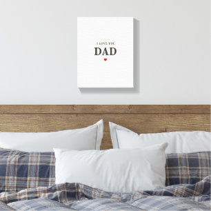 Te Amo El Arte Pared De Papá - Regalo Elegante De 