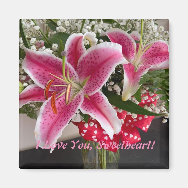 TE AMO EL ARTE SUAVE, imán (Frente)