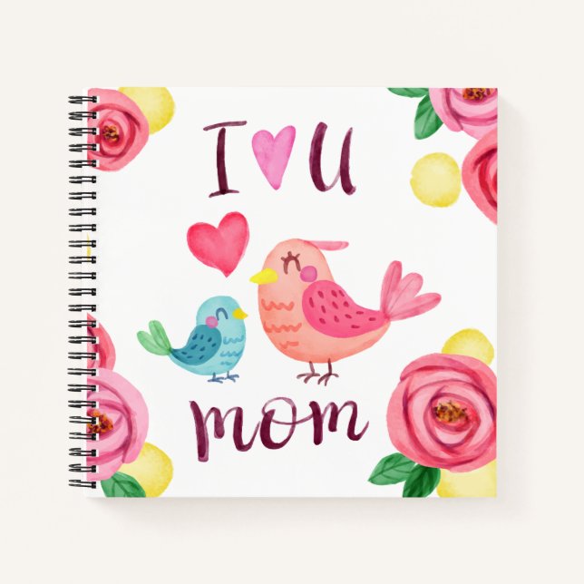 Te amo el día de mamá | Libro de visitas (Anverso)
