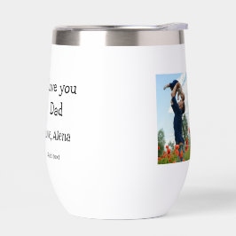 Te amo el día de papá padre elegante agregar texto