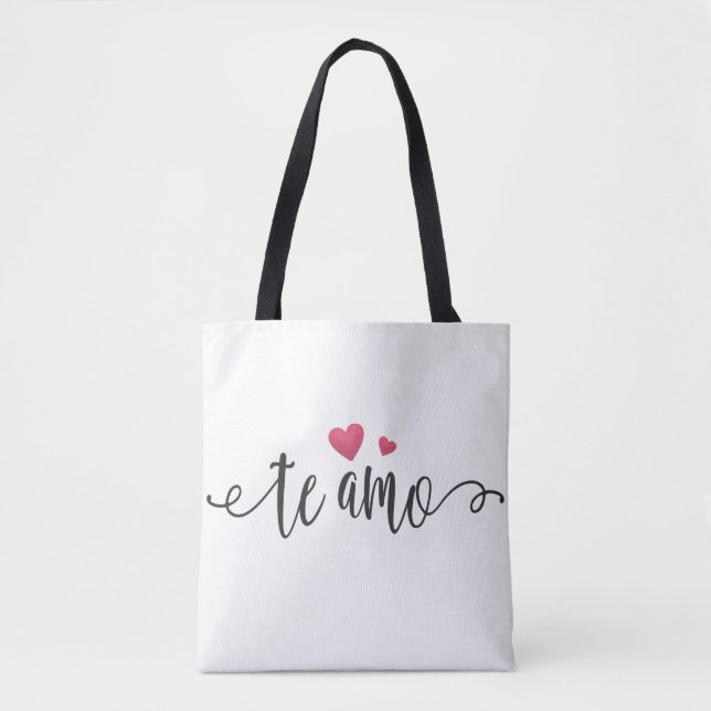 Te amo el español Valentín| Bolsa Tote (Anverso)