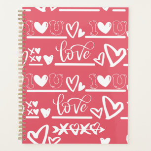 Te Amo El Planificador De Calendario XOXO